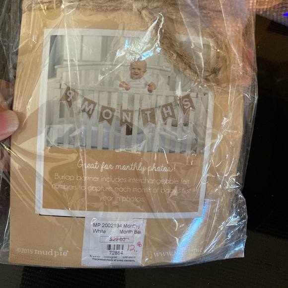 Baby Monthly Photo Op Prop Banner - Picture 2 of 2